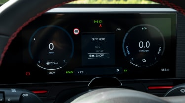 Hyundai Kona - dashboard screen