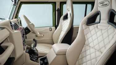 Classic Land Rover Defender V8 Pick-up - seats