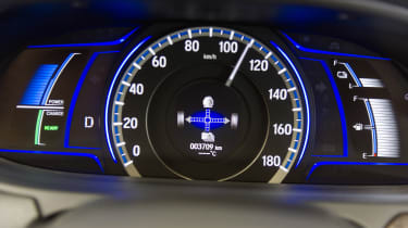 Honda i-MMD hybrid prototype - dial details