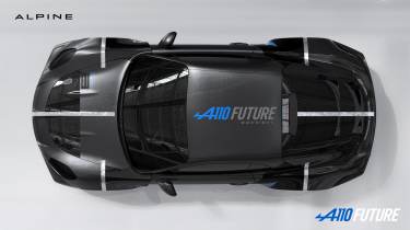 Alpine A110 Future above