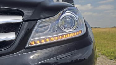 Mercedes C220 CDI Coupe lights