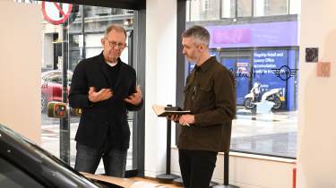 Discussions with MINI’s head of design, Holger Hampf