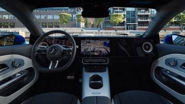 Mercedes CLA with EQ Technology - interior