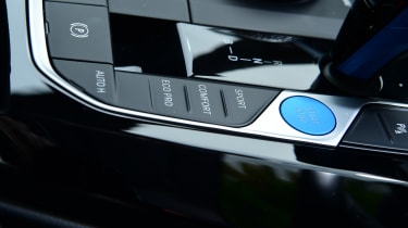 BMW iX3 start button