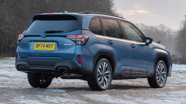 2025 Subaru Forester - rear 3/4 lights on