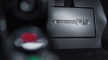 Hennessey Venom F5 interior details