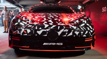 Mercedes-AMG electric super-saloon - full front