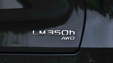 Lexus LM - LM badge detail