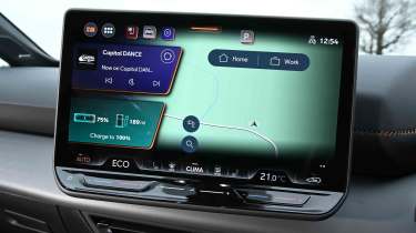 Cupra Born - infotainment screen