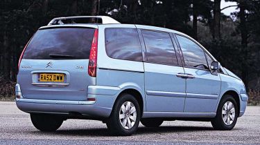 Rear view of Citroen C8