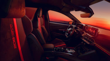 Peugeot E-208 GTi 2026 - seats