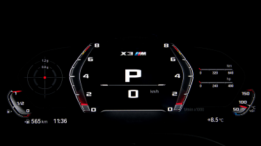 BMW X3 M - dials