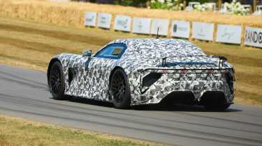 Lexus LFA Concept Goodwood 2026 - rear cornering
