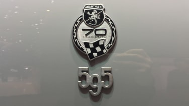 abarth 595 esseesse 70th anniversary badge