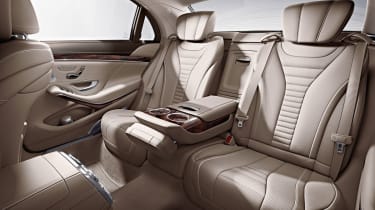 Mercedes S-Class Hybrid rear seats