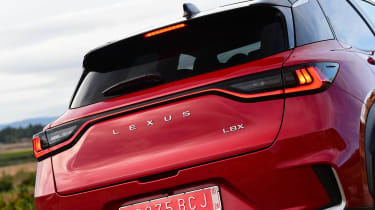Lexus LBX - rear detail