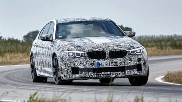 BMW M5 prototype - front action