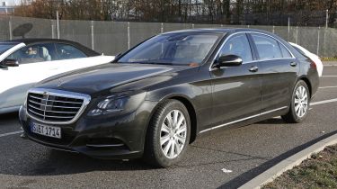 Mercedes S-Class facelift front side