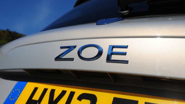 Renault ZOE Zen badge