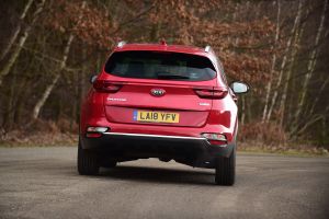 Kia Sportage - rear cornering