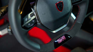 Peugeot E-208 GTi - steering wheel