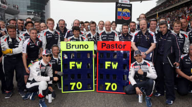 Williams celebrate Frank Williams&#039; 70th birthday