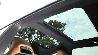Mazda 6e in the UK - panoramic glass roof