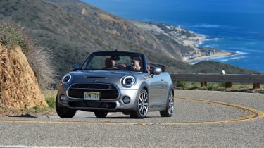 MINI Cooper S Convertible 2016 review - front cornering