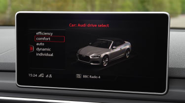 Audi A5 Cabriolet - drive select