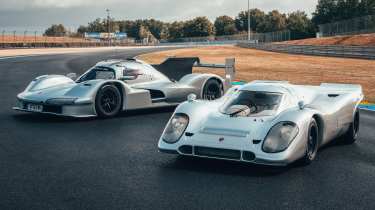 Porsche 963 RSP and 917 - static front angled