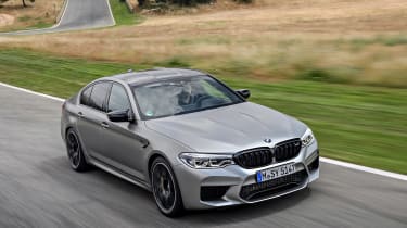 BMW M5 Competition - front above