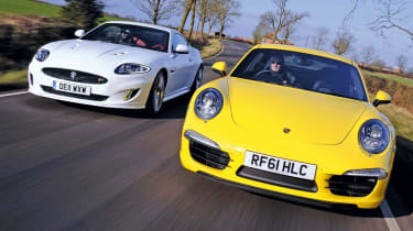 New Porsche 911 vs Jaguar XKR