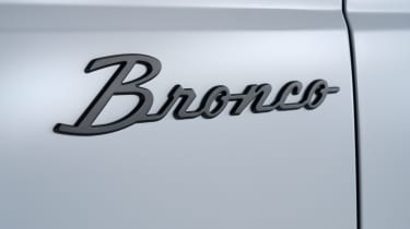 Ford Custom Garage Packages Matte Black Ford Bronco - Bronco badge