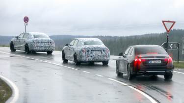 Mercedes E-Class - rear tracking