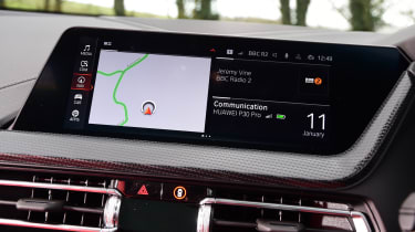 BMW 118i - infotainment screen