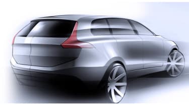 2013 Volvo XC90 rear design language version three sketch