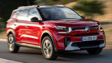 Citroen e-C3 Aircross Extended Range - front 3/4
