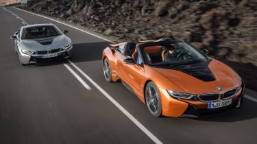 BMW i8 and i8 Roadster - front