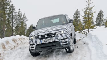 Range Rover Sport off-road action