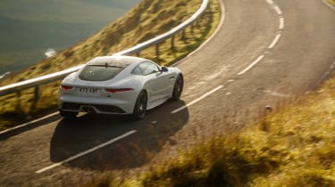 Jaguar F-Type Chequered Flag - rear action
