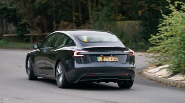 Tesla Model 3 - rear cornering