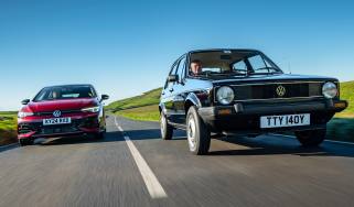 Volkswagen Golf GTI Mk1 and Mk8 - front tracking