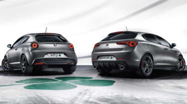 Alfa Romeo Giulietta and MiTo QV 2014 rear