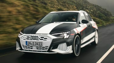 Audi S3 prototype - front tracking
