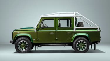 Classic Land Rover Defender V8 Pick-up - side