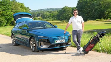Audi A6 Avant S line e-tron Performance - golfing
