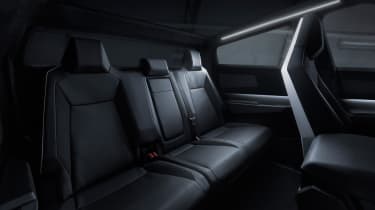 Tesla Cybertruck - rear seats