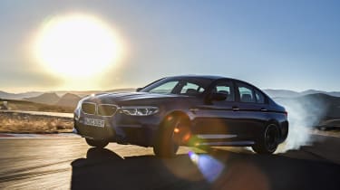 BMW M5 - sunset