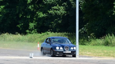 Jaguar S Type crash