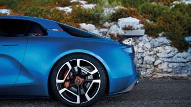Renault Alpine Vision concept - blue car rear